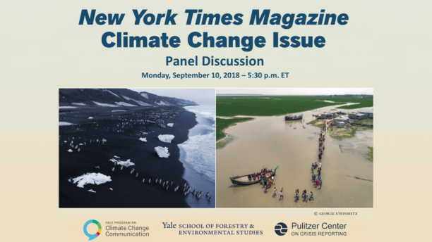 New York Times Magazine Climate Change Issue – A conversation with the author and the photographer